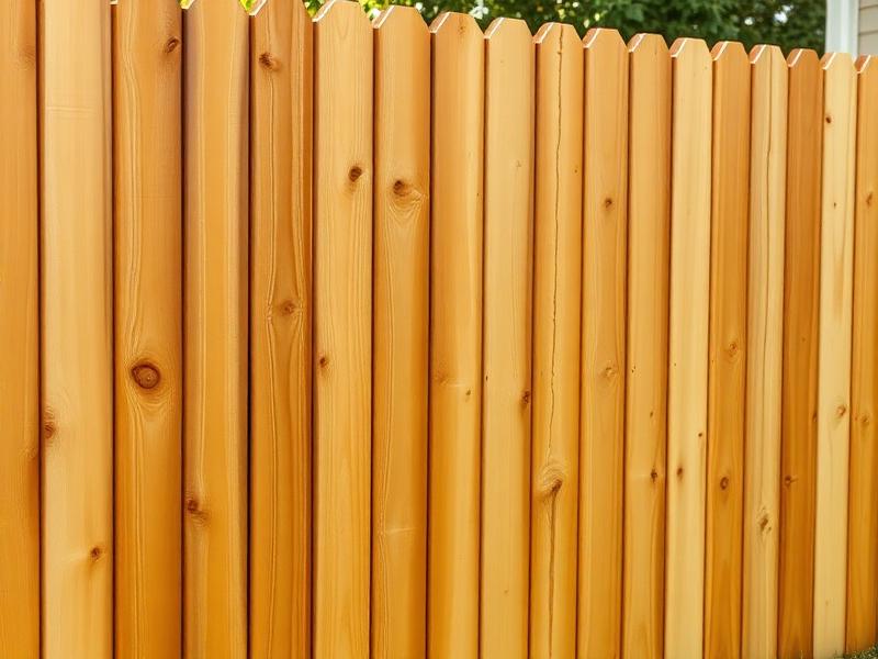 Wooden Fence Washing after pressure washing